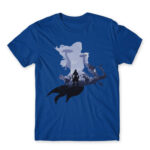 Aloy Silhouette Royal Blue Men's T-shirt