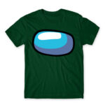 Among us face Bottle Green Men's T-shirt for Gaming