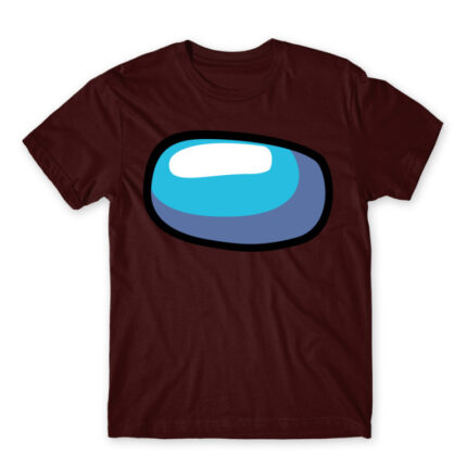 Among us face Burgundy Men's T-shirt for Gaming