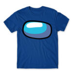Among us face Royal Blue Men's Tee for Gaming