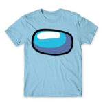 Among us face Sky Blue Men's Tee for Gaming