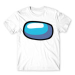 Among us face White Men's T-shirt for Gaming