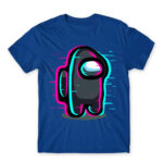Among us glitch Royal Blue Men's T-shirt for Gaming