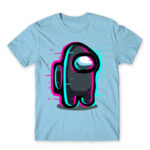 Among us glitch Sky Blue Men's Tee for Gaming