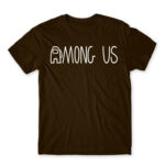 Among us logo Chocolate Men's Tee for Gaming
