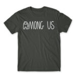 Among us logo Dark Grey Men's T-shirt for Gaming