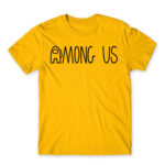 Among us logo Gold Men's Tee for Gaming