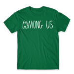 Among us logo Kelly Green Men's T-shirt for Gaming