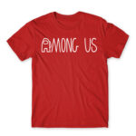 Among us logo Red Men's Tee for Gaming