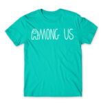 Among us logo Turquoise Men's T-shirt for Gaming