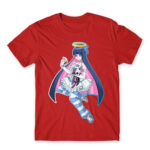 Angel Stocking Red Men's T-shirt for Anime, Panty Stocking With Garterbelt