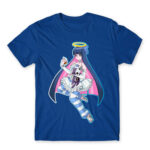 Angel Stocking Royal Blue Men's T-shirt for Anime, Panty Stocking With Garterbelt