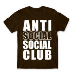 Anti social social club Chocolate Men's T-shirt for Antisocial, Funny