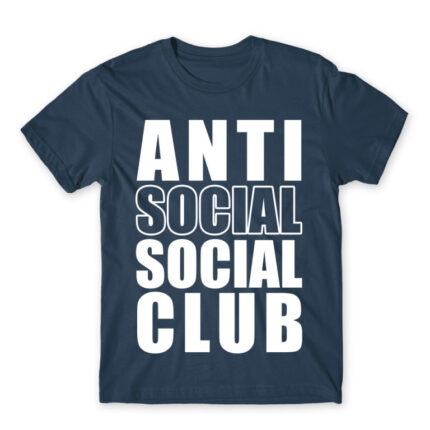 Anti social social club Denim Men's Tee for Antisocial, Funny