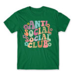 Anti social social club – Groovy Kelly Green Men's Tee for Antisocial, Funny