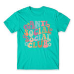 Anti social social club – Groovy Turquoise Men's Tee for Antisocial, Funny