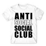 Anti social social club White Men's T-shirt for Antisocial, Funny