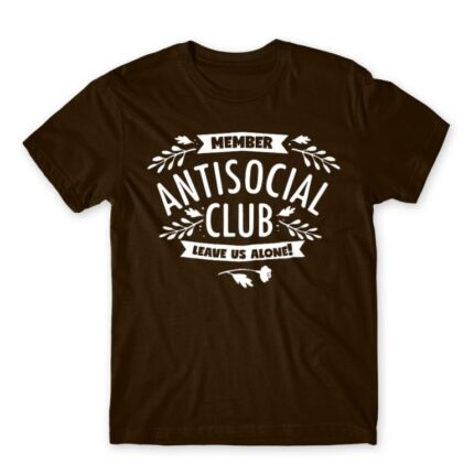 Antisocial Club Chocolate Men's T-shirt for Antisocial, Funny