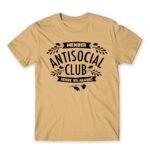 Antisocial Club Sand Men's T-shirt for Antisocial, Funny