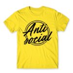 Antisocial logo Lemon Men's Tee for Antisocial, Funny