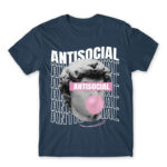 Antisocial streetwear Denim Men's T-shirt for Antisocial, Funny