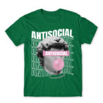 Antisocial streetwear Kelly Green Men's Tee for Antisocial, Funny