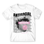 Antisocial streetwear White Men's Tee for Antisocial, Funny