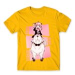 Anya – Bond Forger Gold Men's T-shirt for Anime, Spy X Family