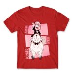 Anya – Bond Forger Red Men's T-shirt for Anime, Spy X Family
