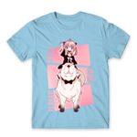 Anya – Bond Forger Sky Blue Men's T-shirt for Anime, Spy X Family