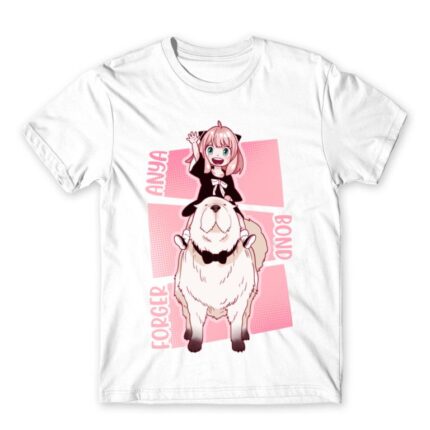 Anya – Bond Forger White Men's T-shirt for Anime, Spy X Family