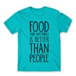 Anything is better than people Atoll Blue Men's Tee for Antisocial, Funny