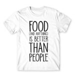 Anything is better than people White Men's Tee for Antisocial, Funny