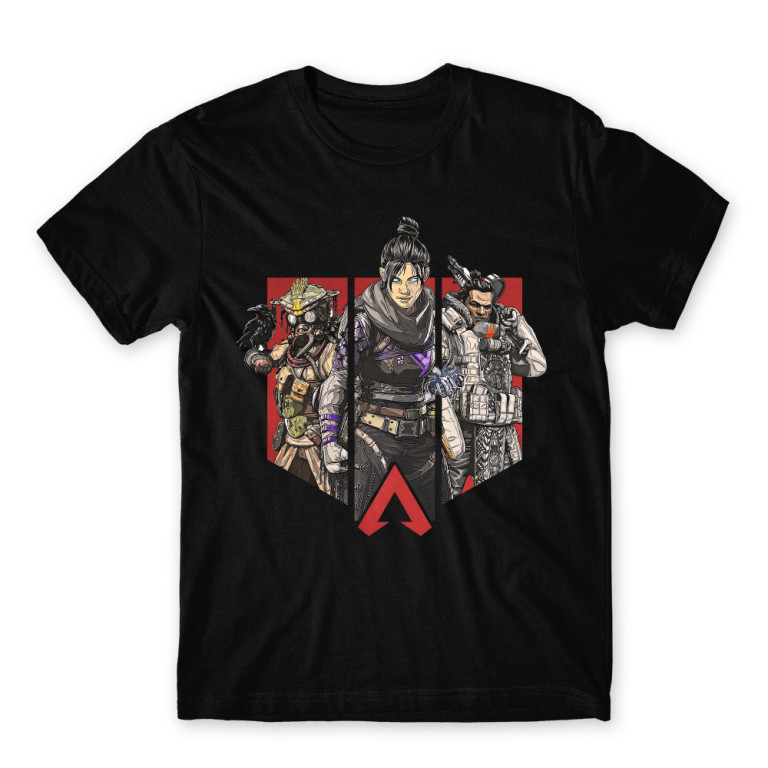 Apex team Black Men's T-shirt Apex team Black Men's T-shirt
