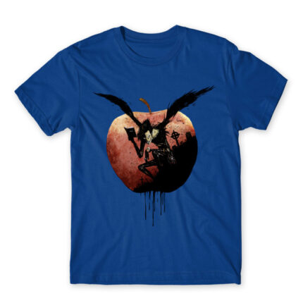 Apple Love Royal Blue Men's Tee for Anime, Death Note