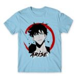 Arise Sky Blue Men's Tee for Anime, Solo Leveling