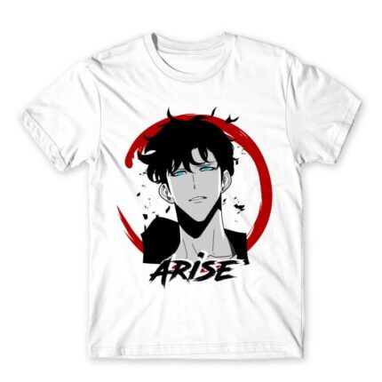 Arise White Men's Tee for Anime, Solo Leveling