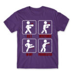 As I mentioned, in my previous letter Dark Purple Men's T-shirt for Work, Workplace Cliches