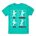 As I mentioned, in my previous letter Turquoise Men's Tee for Work, Workplace Cliches