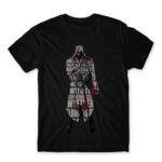 Assasin typography Black Men's T-shirt