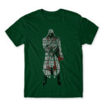 Assasin typography Bottle Green Men's T-shirt