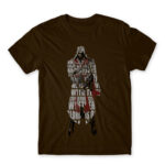 Assasin typography Chocolate Men's T-shirt