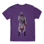 Assasin typography Dark Purple Men's Tee