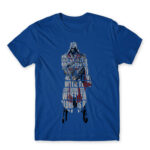 Assasin typography Royal Blue Men's Tee