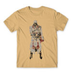 Assasin typography Sand Men's T-shirt