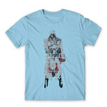 Assasin typography Sky Blue Men's Tee