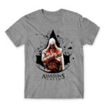 Assassin Badge Grey Melange Men's Tee