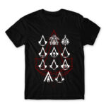 Assassin Crests Black Men's Tee