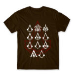 Assassin Crests Chocolate Men's T-shirt