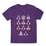 Assassin Crests Dark Purple Men's T-shirt